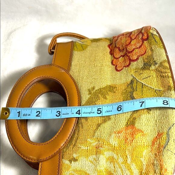 Fossil Tan and Brown Floral Shoulder Bag - Picture 11 of 11